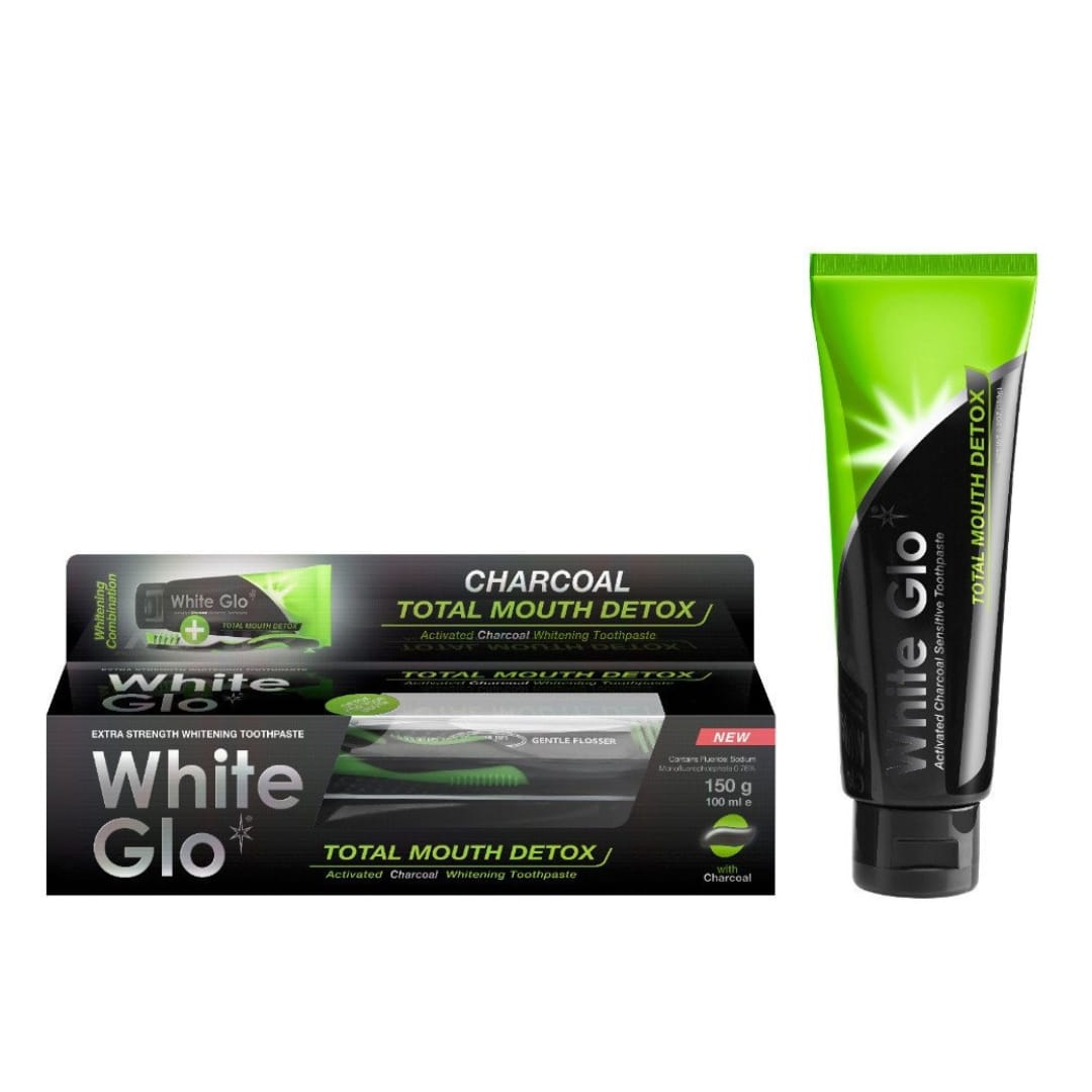White Glo Charcoal Total Mouth Detox